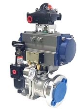 AUTO LINED BALL VALVE/볼밸브/자동밸브/콘트롤밸브