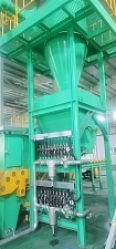 중고 대형샌딩블라스,롤러콘베어타입,중고샌드블라스팅 (wide1300mm)