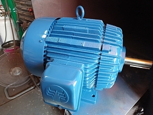 모터 15마력 효성 220V-380V 15마력 4극 모터