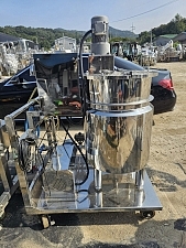 중고 믹싱탱크0.15㎥로브펌프셑