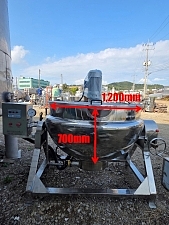 SUS이중교반솥 (전기가열식) 300L / 3HP